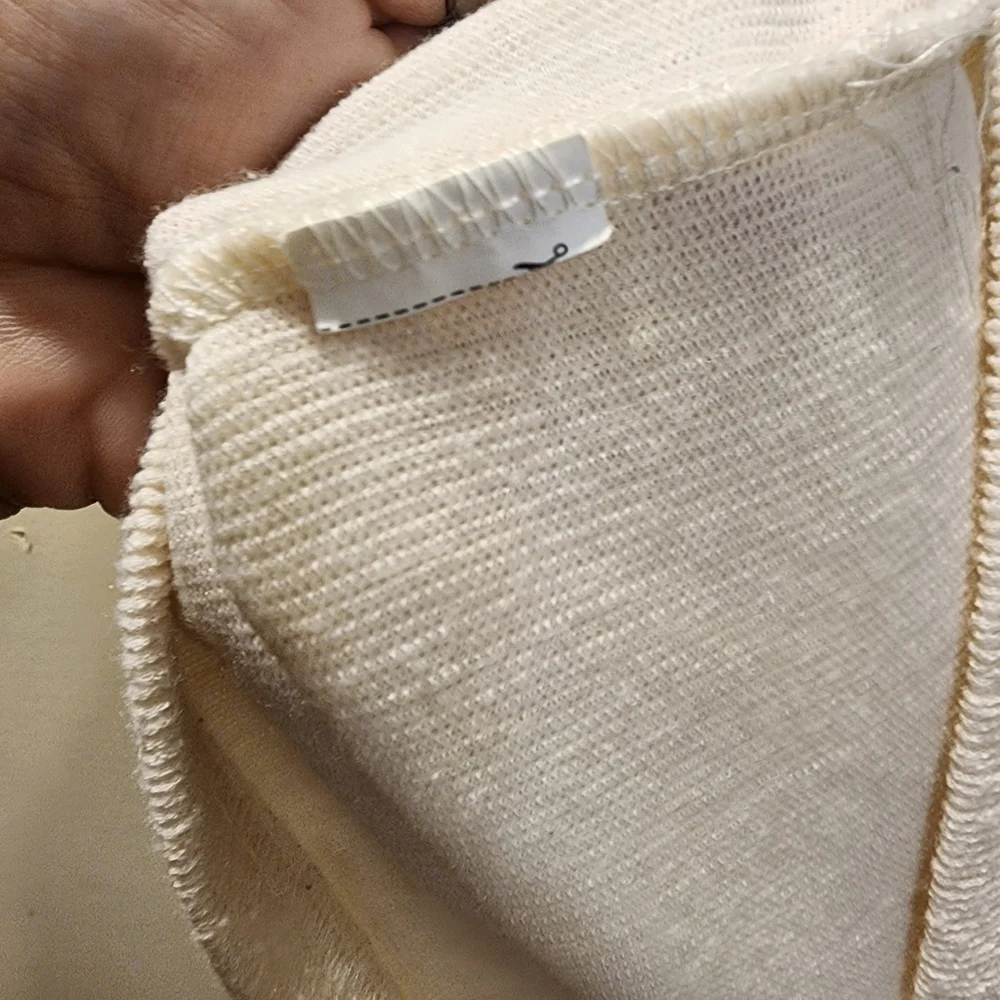 ZARA Cream Puff long sleeves Casual Top Size M